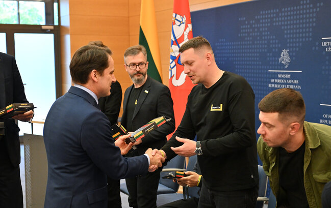 S. Mitkus: Ukrainos karių drąsa ir pasiaukojimas yra įkvėpimas mums visiems
