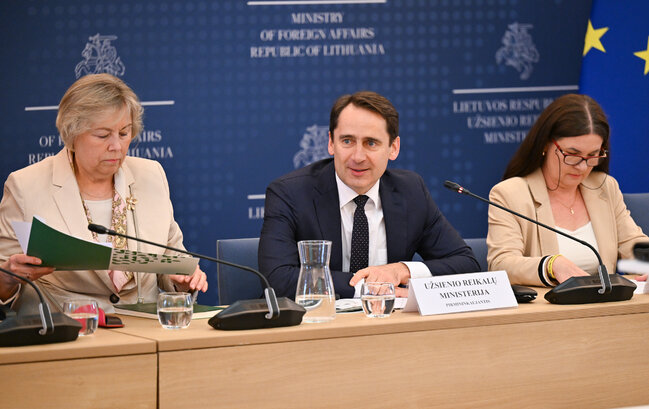 S. Mitkus: turime stiprinti Lietuvos institucijų ir verslo dalyvavimą Ukrainos atstatyme ir ES...