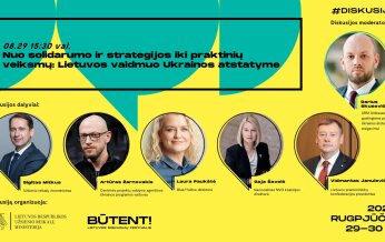 Užsienio reikalų ministerija dalyvaus diskusijų festivalyje BŪTENT 