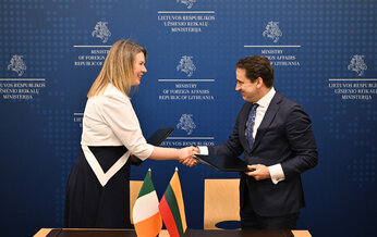 Lietuva ir Airija stiprina partnerystę Ukrainos atstatymui