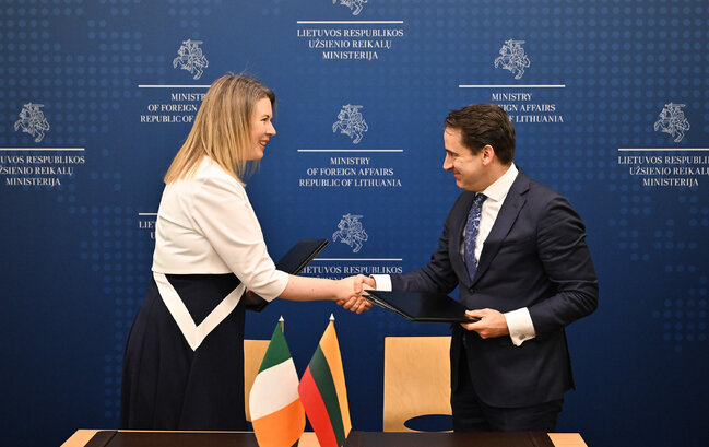 Lithuania and Ireland strengthen partnership for Ukraine's reconstruction