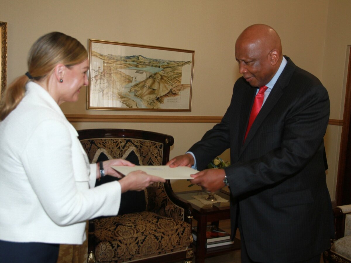 Lithuanian Ambassador Presents Credentials to His Majesty King Letsie ...