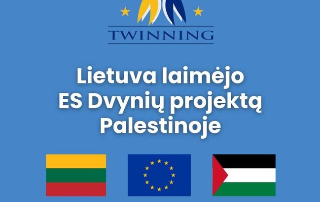 Palestina ES Dvynių projekto partneriais vėl renkasi Lietuvos ekspertus