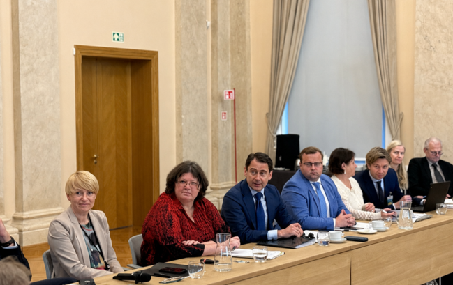 Užsienio reikalų ministerijoje vyko Nacionalinės vystomojo bendradarbiavimo komisijos posėdis,...