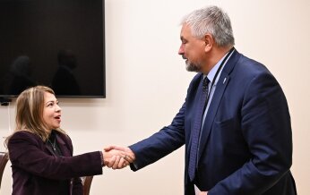 Viceministras V. Verbickas su Palestinos delegacija aptarė „GovTech Lab“ Palestinoje iniciatyvos...