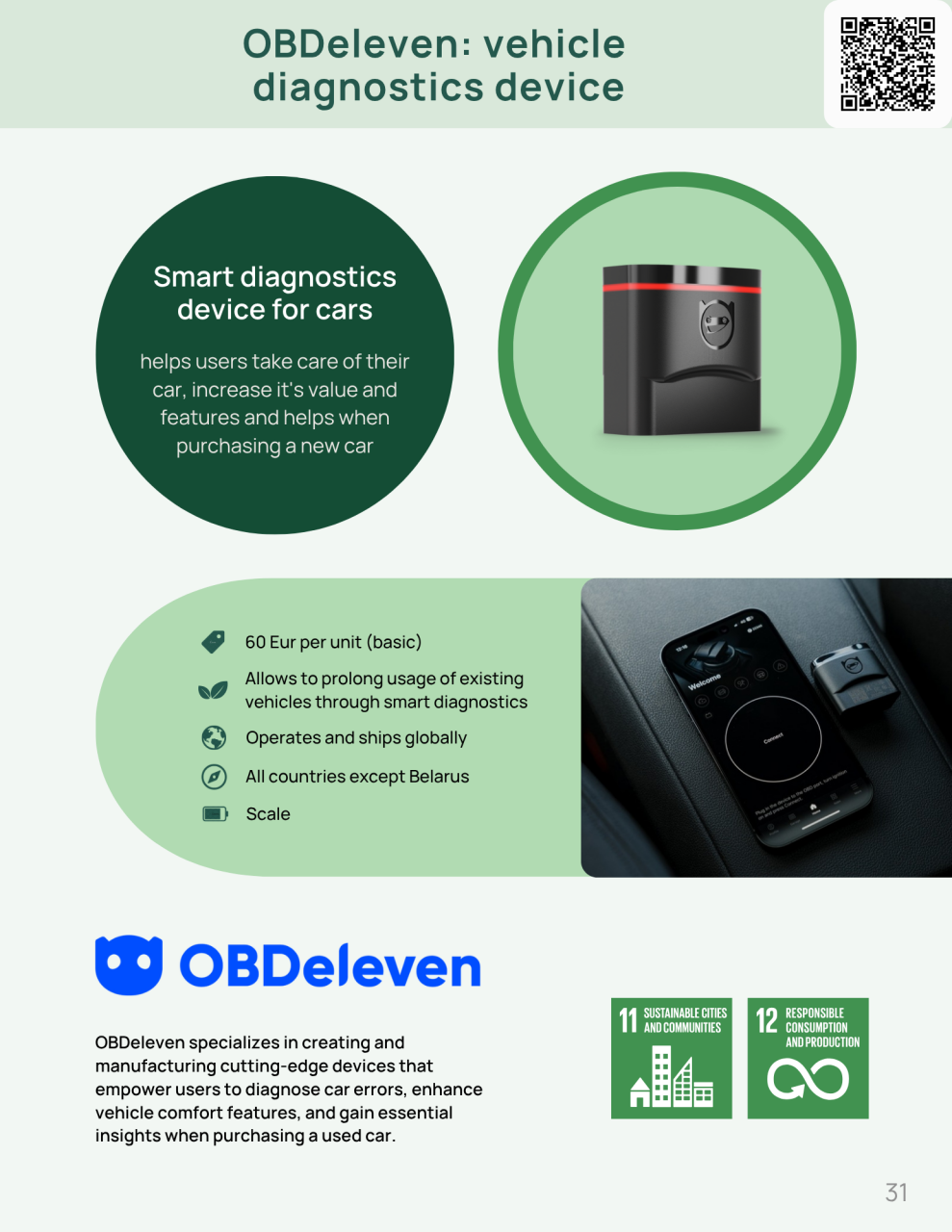 OBDeleven デバイス VEHICLE DIAGNOSTICS DEVICE (OBDEleven) | Lithuania development